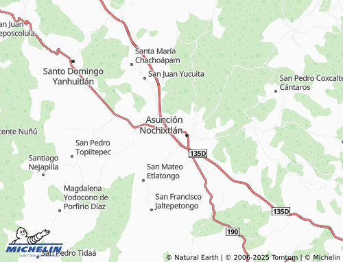 MICHELIN-Landkarte Las Tres Cruces - ViaMichelin