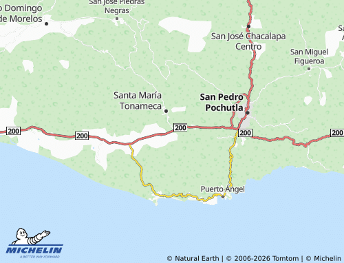 MICHELIN Llano Grande map - ViaMichelin