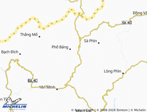 Mapa MICHELIN Lũng Thầu - ViaMichelin