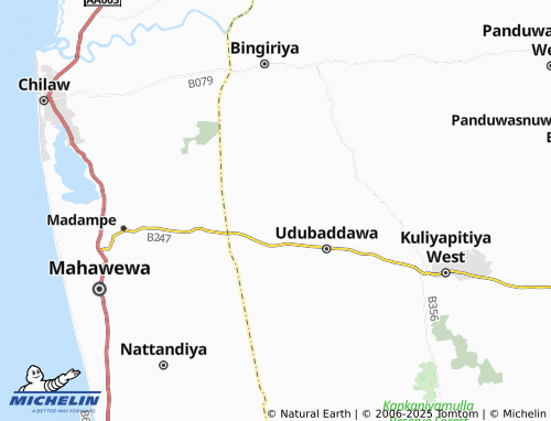 MICHELIN Pahala Yagamwela map - ViaMichelin