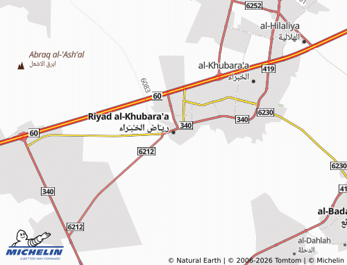 MICHELIN-Landkarte Riyad al-Khubara'a - ViaMichelin