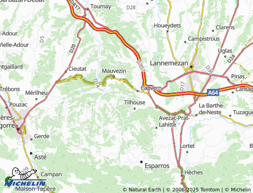 MICHELIN Molère map - ViaMichelin