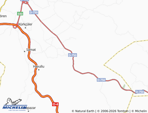 Mappa MICHELIN Aktaş - ViaMichelin