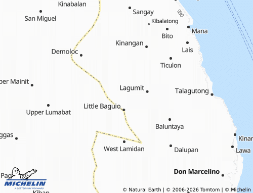MICHELIN Datu Danwata map - ViaMichelin