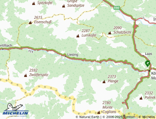 Mapa MICHELIN Oberring - ViaMichelin