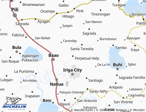 MICHELIN Perpetual Help map - ViaMichelin