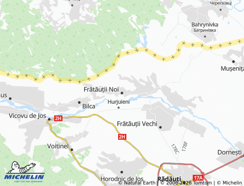 Mapa MICHELIN Frătăuții Noi - ViaMichelin