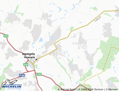 Mappa MICHELIN Rachky - ViaMichelin