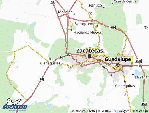 Mappa MICHELIN Zacatlán - ViaMichelin