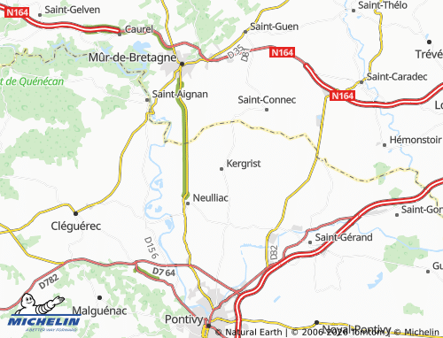 Carte MICHELIN Kergrist - ViaMichelin