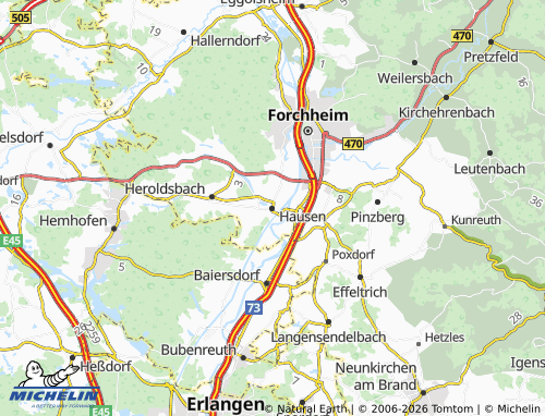Mappa MICHELIN Hausen - ViaMichelin