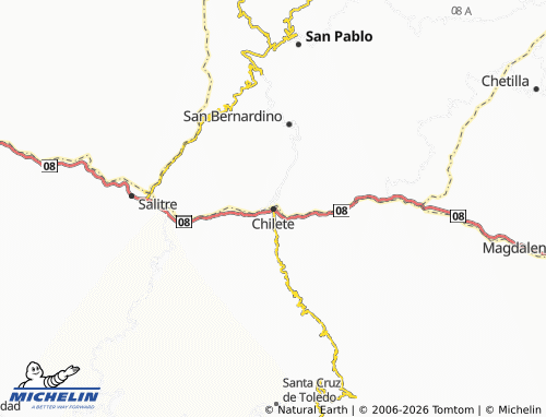 Mapa MICHELIN Chilete - ViaMichelin