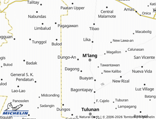 MICHELIN Dungo-An map - ViaMichelin