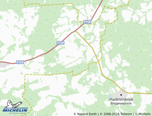 MICHELIN-Landkarte Novodmitriyevka - ViaMichelin