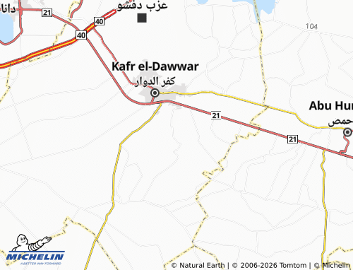 Mapa MICHELIN al-Ramlah - ViaMichelin