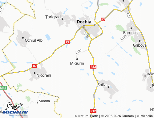 Mapa MICHELIN Miciurin - ViaMichelin