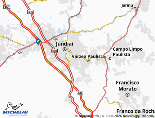 Mapa MICHELIN Agapeama - ViaMichelin