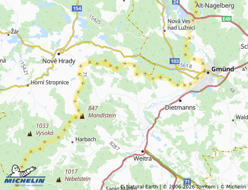 MICHELIN Oberlembach map - ViaMichelin