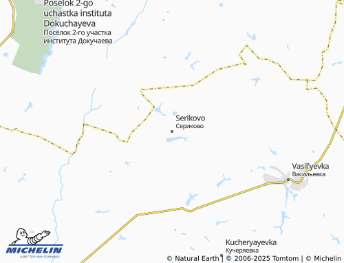 MICHELIN Serikovo map - ViaMichelin