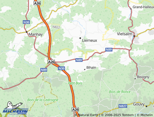 MICHELIN Regné map - ViaMichelin