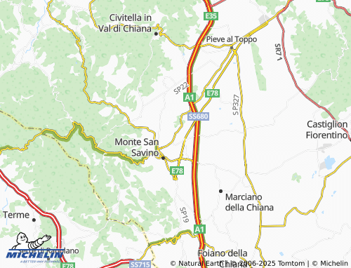 Carte MICHELIN San Timoteo - ViaMichelin