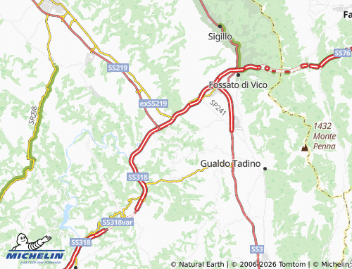 Carte MICHELIN Caprara - ViaMichelin