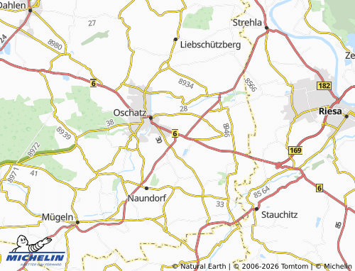 MICHELIN Lonnewitz map - ViaMichelin