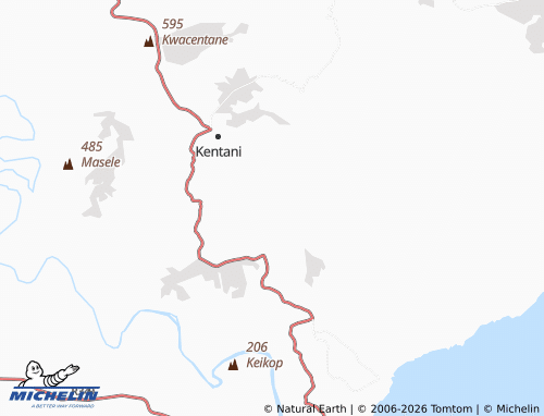 MICHELIN-Landkarte Nzanzane - ViaMichelin