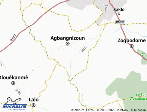 Mappa MICHELIN Adjido - ViaMichelin