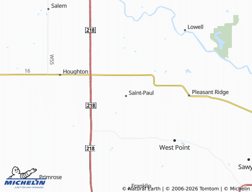 Mappa MICHELIN Saint-Paul - ViaMichelin