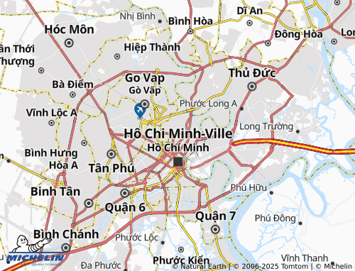 MICHELIN Phường 2 map - ViaMichelin
