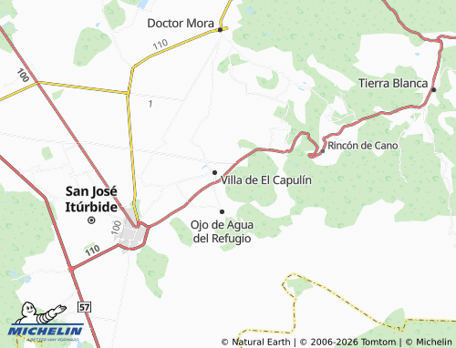 Mappa MICHELIN Valle de Guadalupe - ViaMichelin