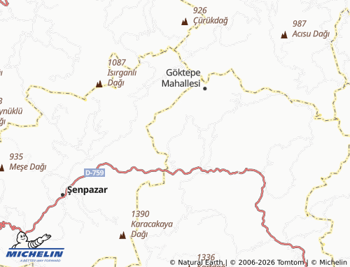 Mappa MICHELIN Göktaş - ViaMichelin