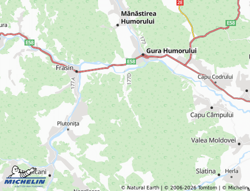 Mappa MICHELIN Voroneț - ViaMichelin
