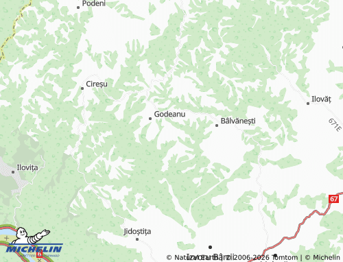Mappa MICHELIN Păunești - ViaMichelin