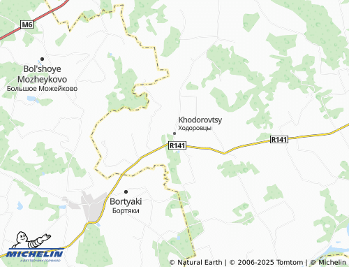 MICHELIN Khodorovtsy map - ViaMichelin