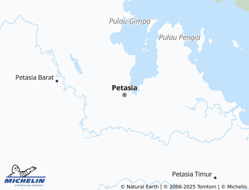MICHELIN Petasia map - ViaMichelin