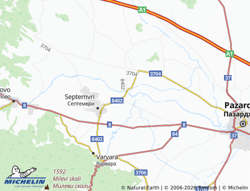MICHELIN Zlokuchene map - ViaMichelin