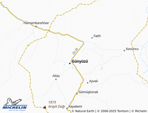 MICHELIN Yenikent map - ViaMichelin