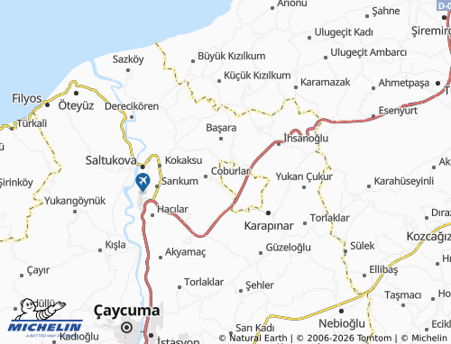 MICHELIN Ramazanoğlu map - ViaMichelin
