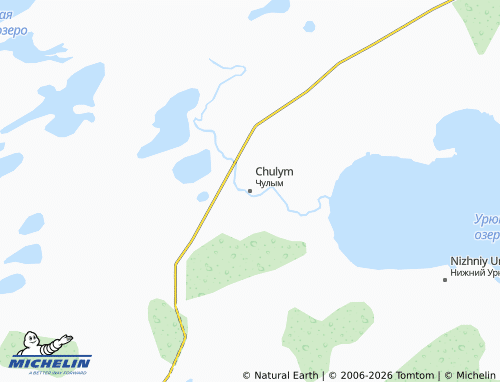 MICHELIN-Landkarte Chulym - ViaMichelin