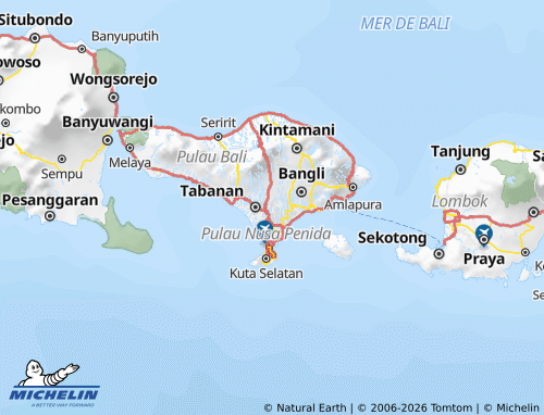 Mappa MICHELIN Badung - ViaMichelin