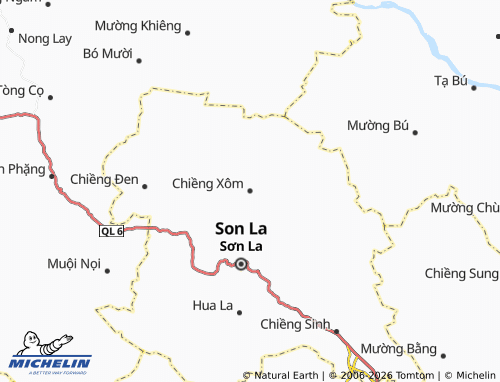Mapa MICHELIN Chiềng Xôm - ViaMichelin