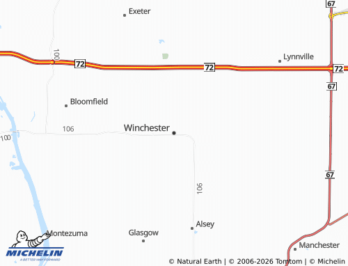 Mappa MICHELIN Winchester - ViaMichelin