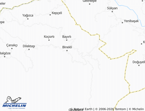 Mappa MICHELIN Yenisu - ViaMichelin