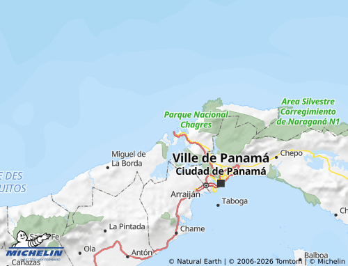 MICHELIN Colón map - ViaMichelin