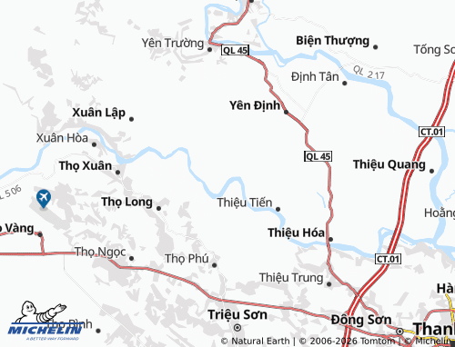 Mapa MICHELIN Thiệu Ngọc - ViaMichelin