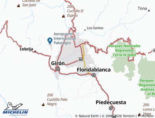 MICHELIN-Landkarte San Gerardo II - ViaMichelin