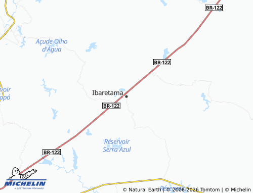 Mapa MICHELIN Ibaretama - ViaMichelin