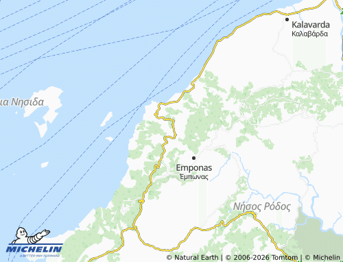 Carte MICHELIN Kritinia - ViaMichelin